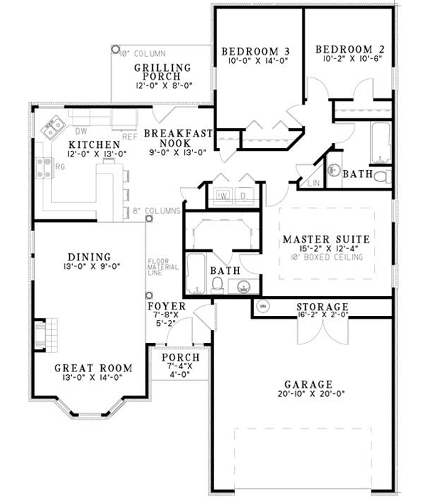Main Floor Plan: 12-582