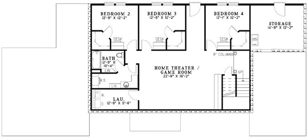 Lower Floor Plan: 12-584