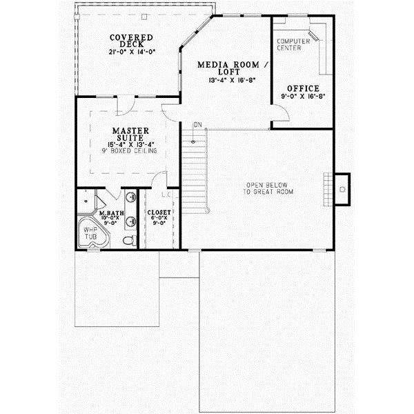 Upper/Second Floor Plan: 12-585