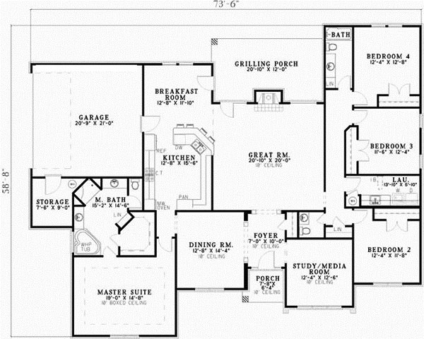 Main Floor Plan: 12-586