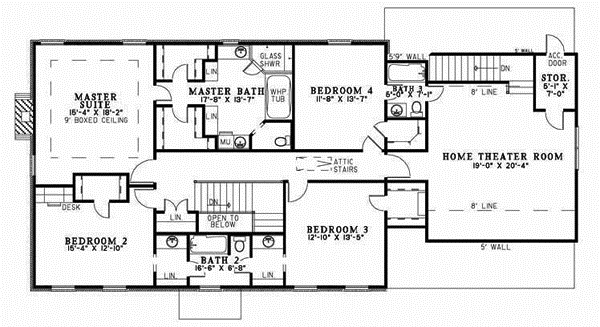 Upper/Second Floor Plan:12-592