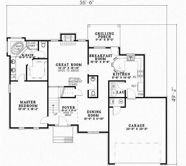Main Floor Plan: 12-594