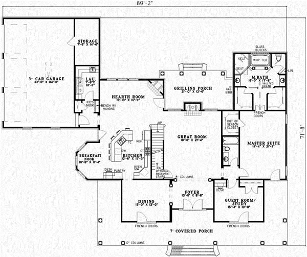 Main Floor Plan: 12-595