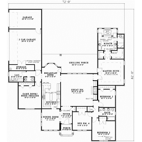 Main Floor Plan: 12-596