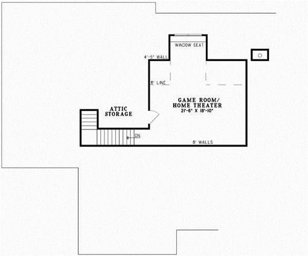 Upper/Second Floor Plan: 12-598