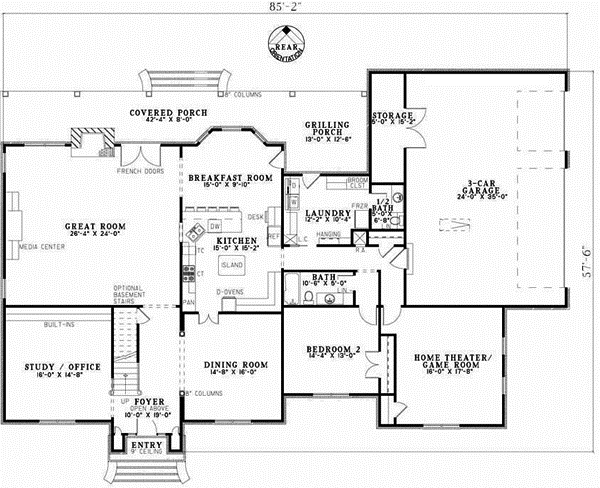 Main Floor Plan: 12-600