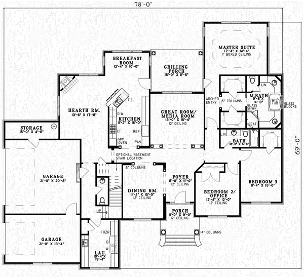 Main Floor Plan: 12-601