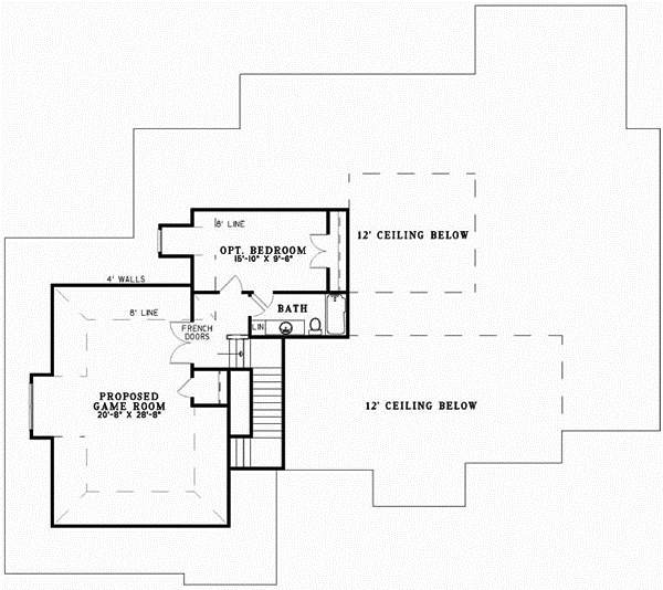 Upper/Second Floor Plan: 12-601