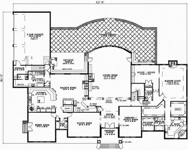 Main Floor Plan: 12-602