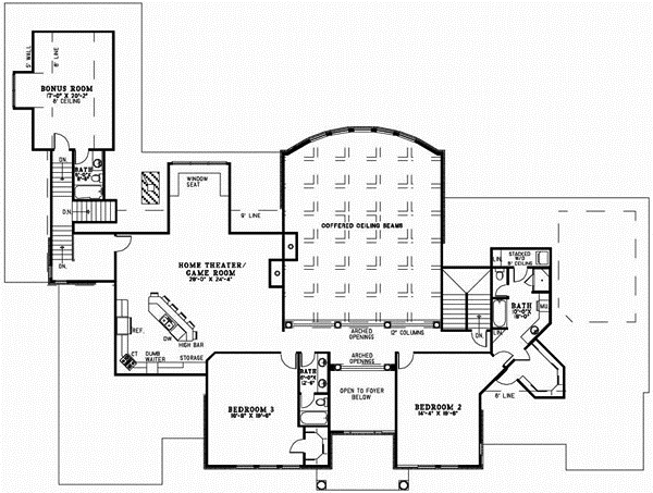 Upper/Second Floor Plan: 12-602