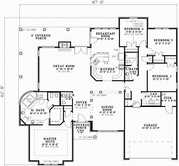 Main Floor Plan: 12-603