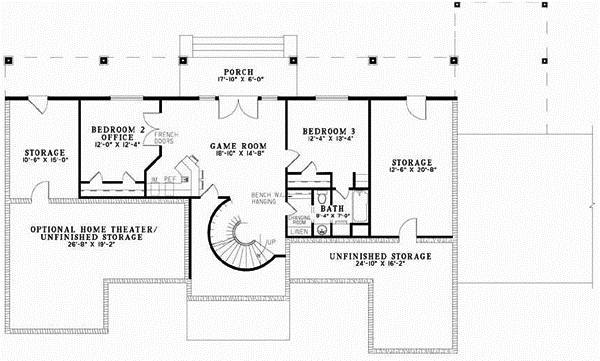 Lower Floor Plan: 12-606