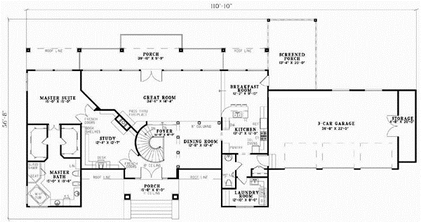 Main Floor Plan: 12-606