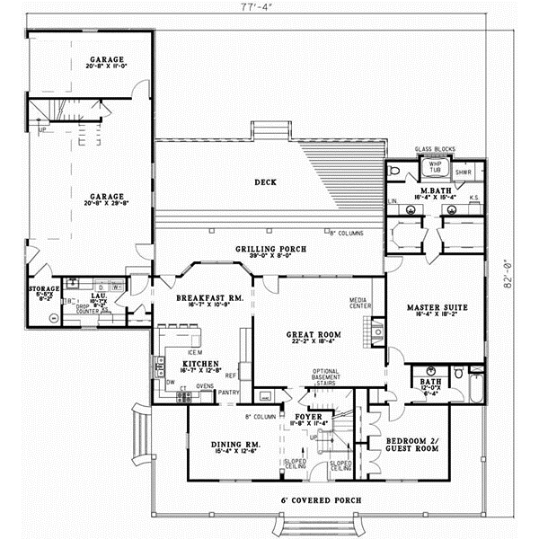 Main Floor Plan: 12-607