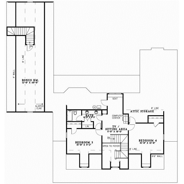 Upper/Second Floor Plan: 12-607