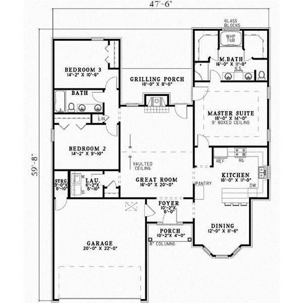 Main Floor Plan: 12-613