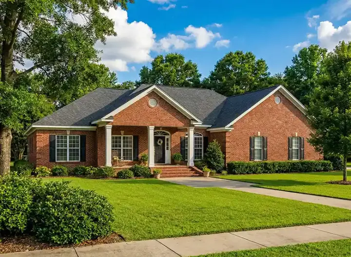Traditional house plans 12-616 - front exterior, 2,675 sq ft, 4 bed, 3 bath house plans | Monster House Plans