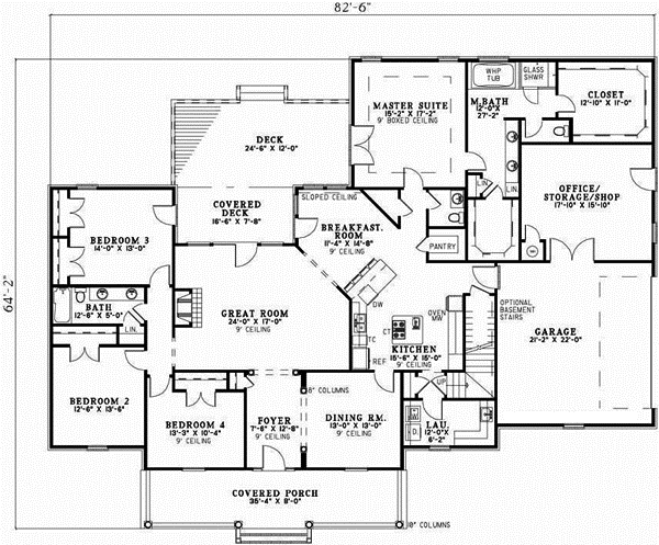 Main Floor Plan: 12-621