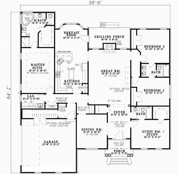 Main Floor Plan: 12-622