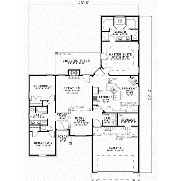 Main Floor Plan: 12-625