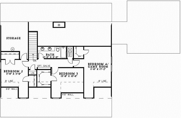 Upper/Second Floor Plan: 12-626