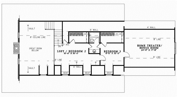 Upper/Second Floor Plan: 12-629