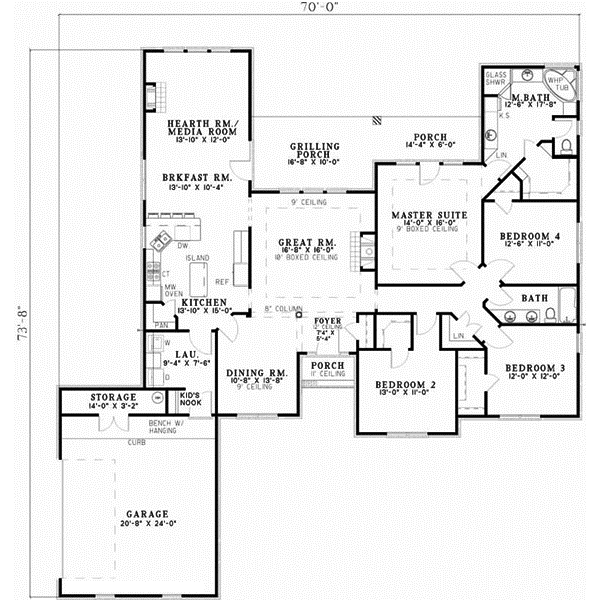 Main Floor Plan: 12-633