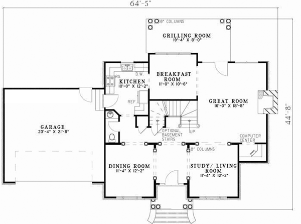 Main Floor Plan: 12-636