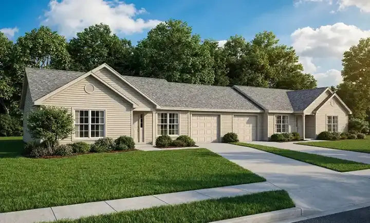 Traditional house plans 12-639 - front exterior, 1,930 sq ft, 6 bed, 2 bath house plans | Monster House Plans