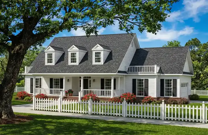Southern house plans 12-643 - front exterior, 1,989 sq ft, 3 bed, 2 bath house plans | Monster House Plans