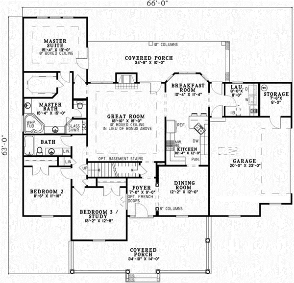 Main Floor Plan: 12-643