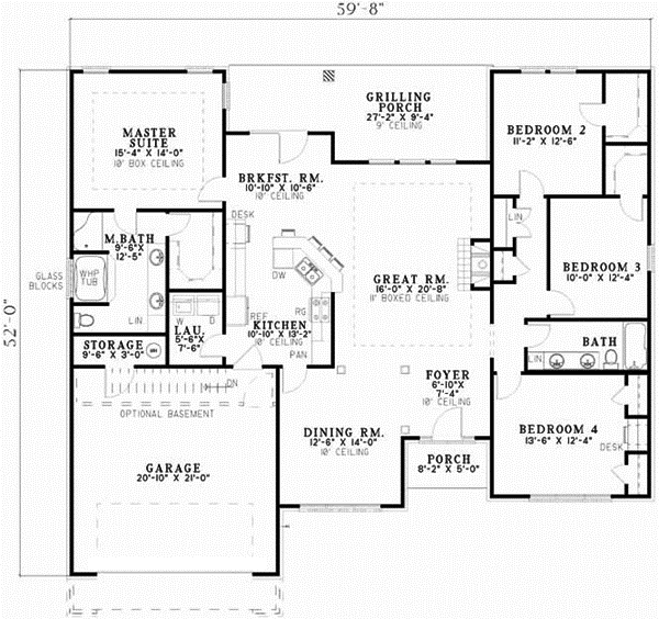 Main Floor Plan: 12-644
