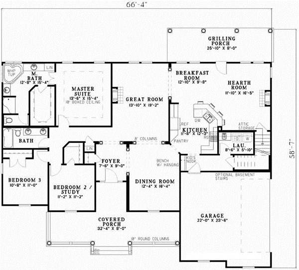 Main Floor Plan: 12-645