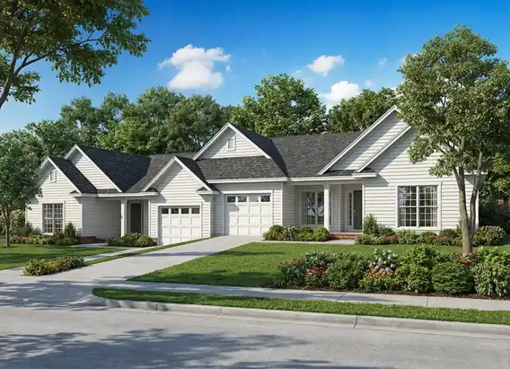 Traditional house plans 12-653 - front exterior, 2,440 sq ft, 4 bed, 4 bath house plans | Monster House Plans