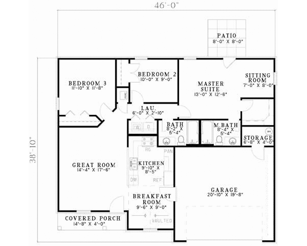 Main Floor Plan: 12-655