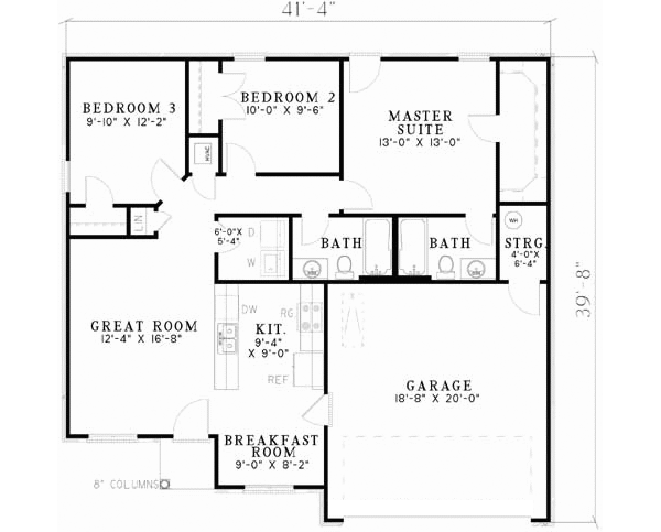 Main Floor Plan: 12-663