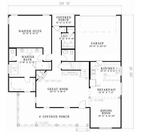Main Floor Plan: 12-667
