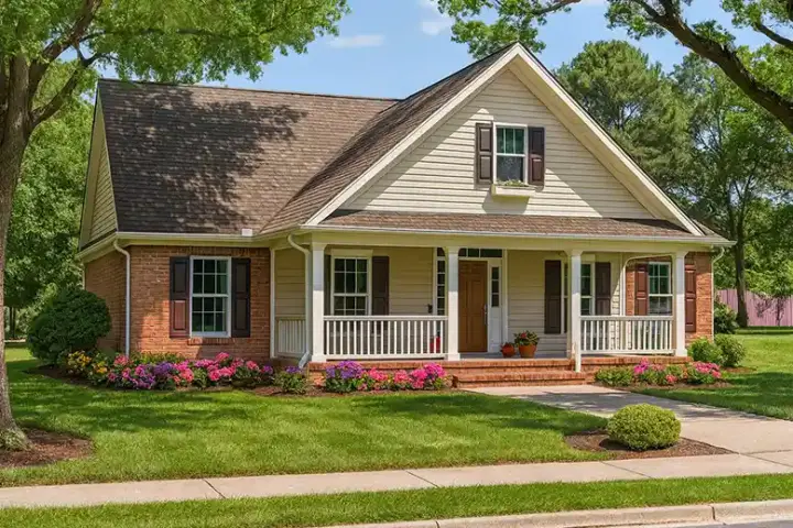 Southern house plans 12-668 - front exterior, 2,290 sq ft, 3 bed, 2 bath house plans | Monster House Plans