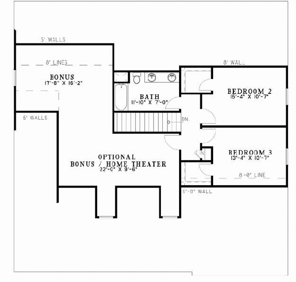 Upper/Second Floor Plan: 12-669