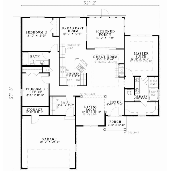Main Floor Plan: 12-672