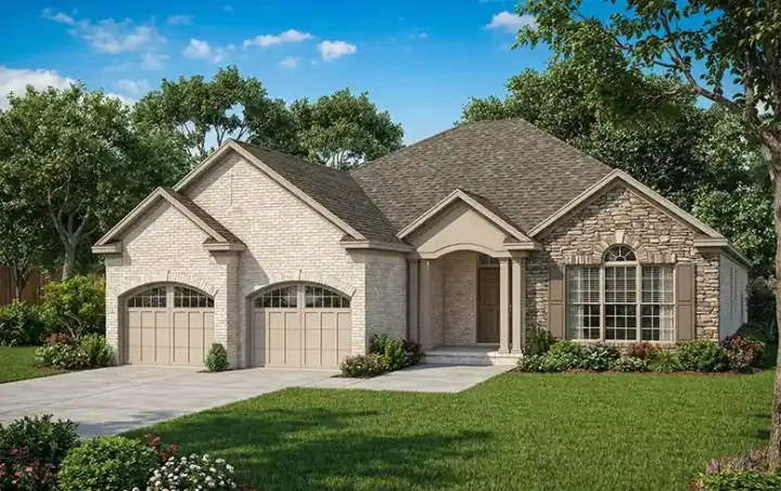 Traditional house plans 12-673 - front exterior, 1,855 sq ft, 3 bed, 2 bath house plans | Monster House Plans