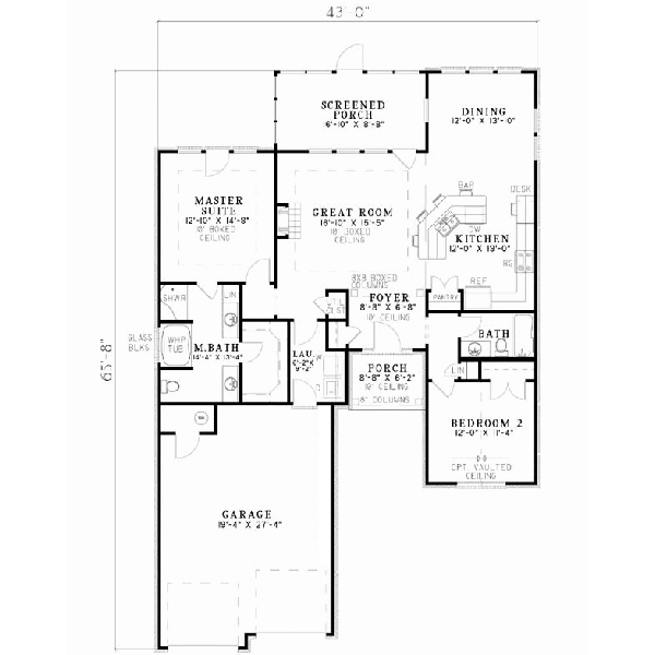 Main Floor Plan: 12-677