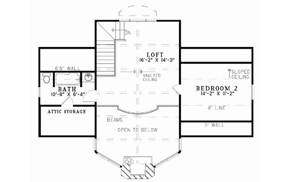 Upper/Second Floor Plan:12-680