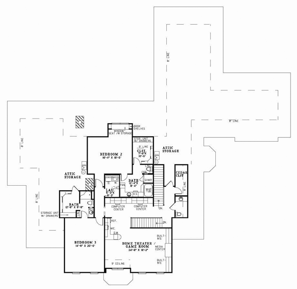 Upper/Second Floor Plan: 12-682