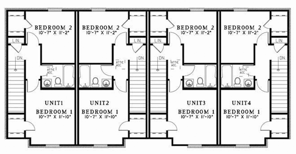 Upper/Second Floor Plan: 12-686