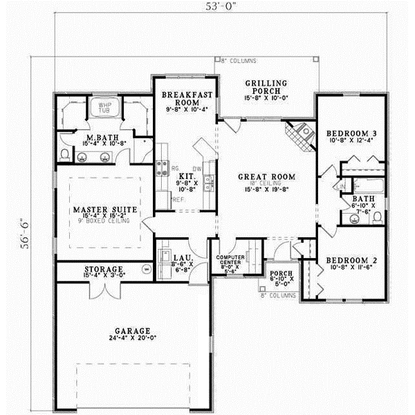 Main Floor Plan: 12-687