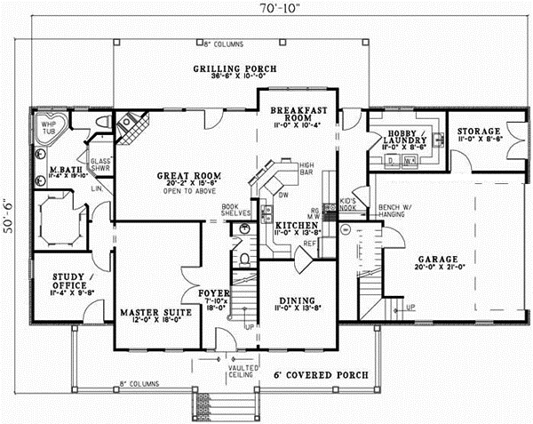 Main Floor Plan: 12-692