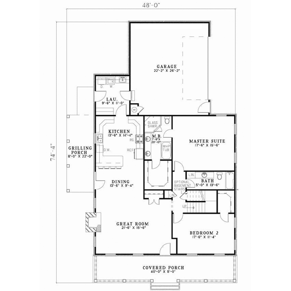 Main Floor Plan: 12-696