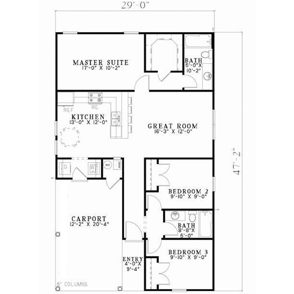 Main Floor Plan: 12-701