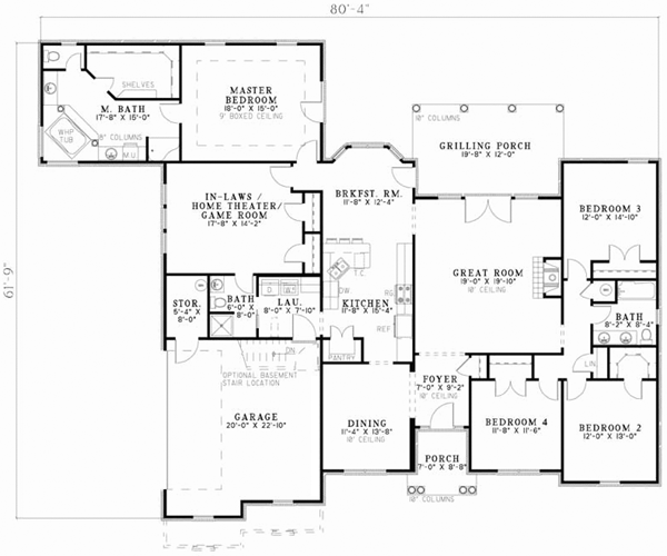 Main Floor Plan: 12-703